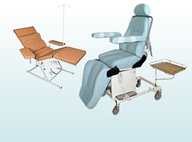 Кресло функциональное для забора крови и терапевтических процедур кмп
