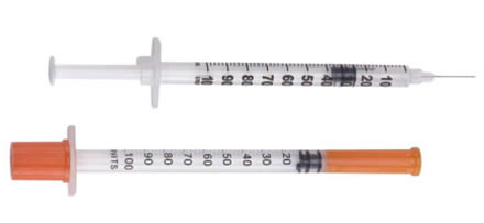 Шприц 3-х комп. 1,0 мл инсулиновый с иглой 29G (0,33 х 13 мм) Vogt Medical