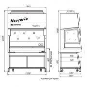 Бокс микробиологической безопасности БМБ-II-Ламинар-С-1,2 (NEOTERIC)