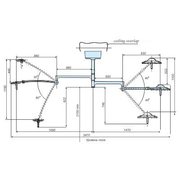 Светильник хирургический Эмалед 300/200 потолочный двухкупольный