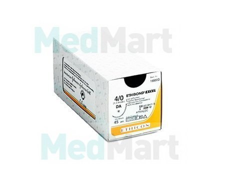 Этибонд (Ethibond) Эксель, 2, 4х75 см, зеленый кол.-реж. масс. 45 мм, 1/2 , производства Ethicon